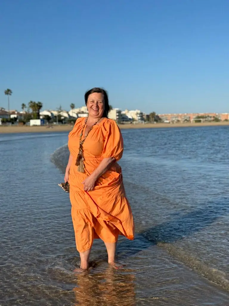 På stranden i Cunit