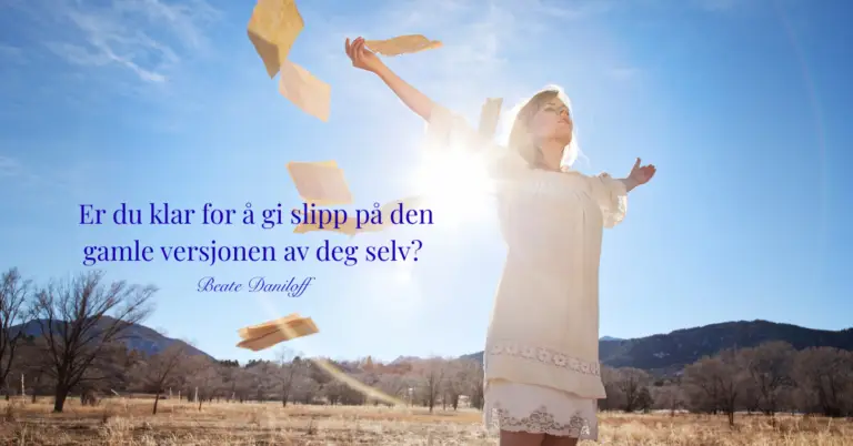 Illustrasjon Er du klar for å gi slipp den gamle versjonen av deg selv?